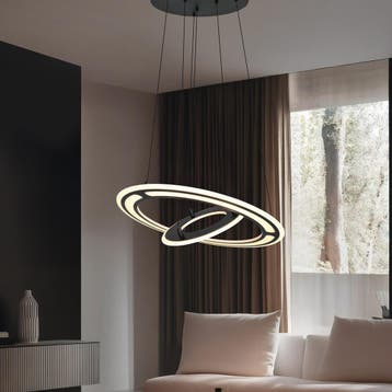 LED Hanglamp - Trio Select Cromer - 1 Lichtpunt van 53 Watt, Ophalen of Verzenden, Nieuw, Metaal, Overige fittingen