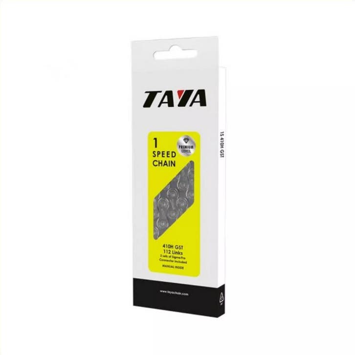 Taya Single-speed fietsketting - anti-roest - teflon coat..., Fietsen en Brommers, Fietsonderdelen, Derailleur of Ketting, Nieuw