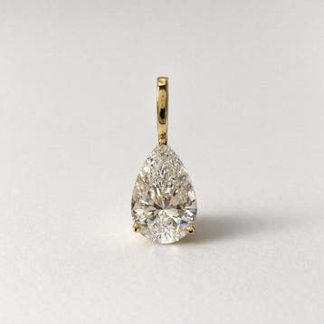 Zonder minimumprijs - Hanger - 14 karaat Geel goud - 1.00ct.