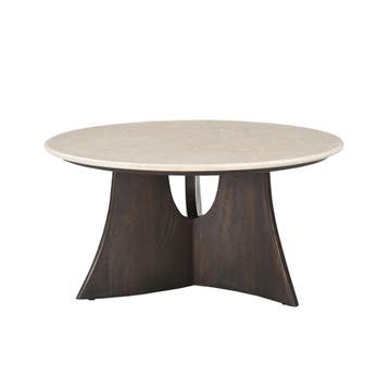Salontafel Milo Botticino marmer 80 cm | Starfurn, Ophalen of Verzenden, Nieuw