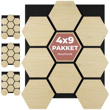 Akoestische panelen Sonic Shield houtlook - licht eiken, Verzenden, Nieuw