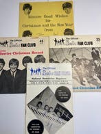 Beatles - 3 Beatles Fan Club Xmas flex disc singles & Fan, Nieuw in verpakking