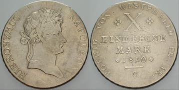 Konventionstaler, daalder 1810 C Westfalen, Koenigreich H..., Verzenden