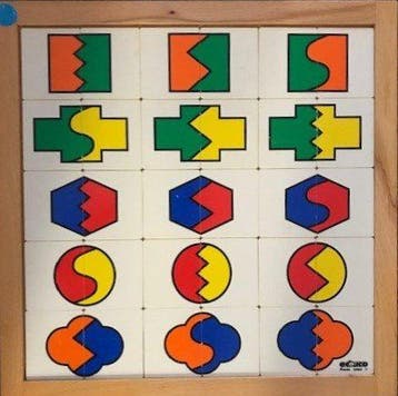 Educo welk geometrisch figuur hoort erbij? 2 (zie afbeelding, Verzenden, Nieuw
