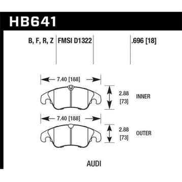 Hawk Performance 09-11 Audi A4/Quattro / 08-11 Quattro /, Ophalen of Verzenden, Nieuw