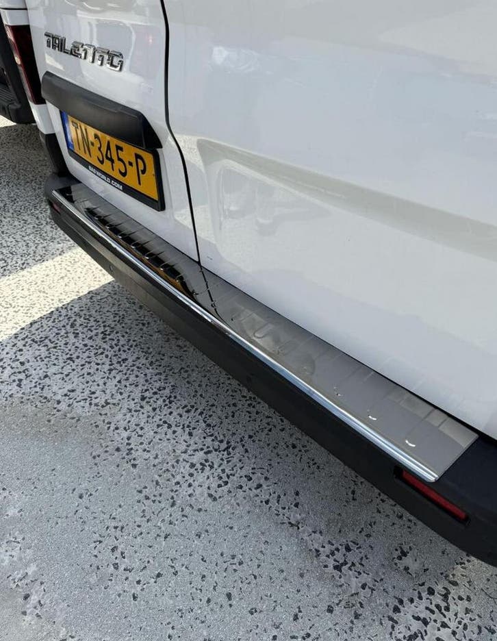 RVS bumper beschermer Renault Trafic glans, Auto diversen, Auto-accessoires, Ophalen of Verzenden