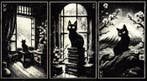 Æ (XX-XXI) - (Set of 3) “Three Quiet Rooms with Jiji” (2026), Nieuw