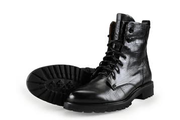 Piedi Nudi Veterboots in maat 40 Grijs, Kleding | Dames, Schoenen, Verzenden, Overige typen, Zo goed als nieuw, Piedi Nudi