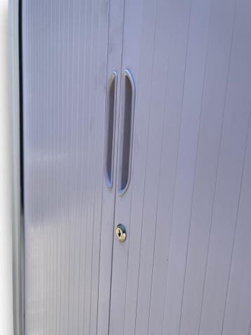 Witte Roldeurkast/Archiefkast - 197x120x45 - Nieuwe Kast, Huis en Inrichting, Kasten | Roldeurkasten en Archiefkasten, 100 tot 150 cm