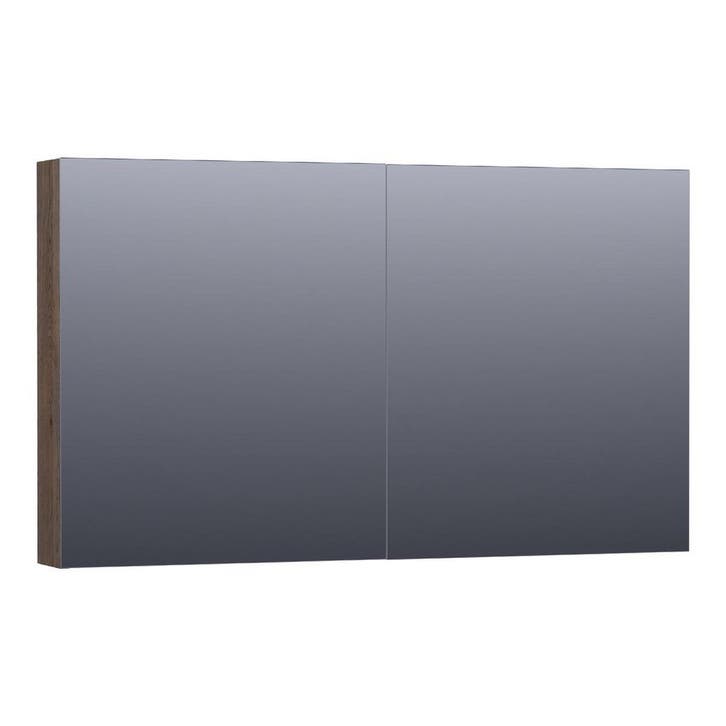 Brauer Impress Spiegelkast 120 cm - zonder Verlichting - Met, Huis en Inrichting, Badkamer | Badkamermeubels, Nieuw, Ophalen of Verzenden