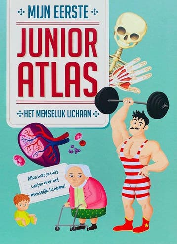 Boek Het Menselijk Lichaam: Mijn eerste junior atlas. Hardco, Verzenden, Nieuw