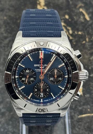 Breitling	Chronomat B01 42mm - Blue Dial AB0134101C1S1 - New, Nieuw, Polshorloge, Breitling