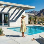 Le Yack - Mid-Century Retreat - Hand signed