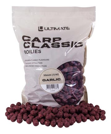Ultimate Carp Classic Boilies 20mm 5kg - Garlic, Verzenden, Nieuw, Overige typen
