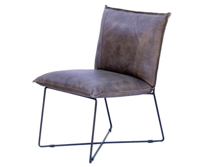 Fauteuil Roxy olijf leder, Huis en Inrichting, Fauteuils, Nieuw, Ophalen of Verzenden