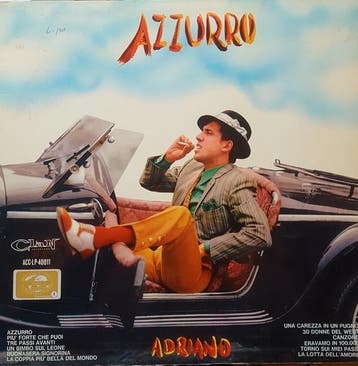 Adriano Celentano - Azzurro, Ophalen of Verzenden, Gebruikt