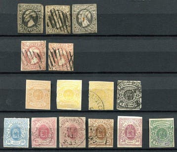 Luxemburg 1852/1990 - Uitgebreide collectie met een sterk, Gestempeld