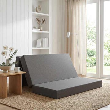 vidaXL Vouwbare Bankbed 120 x 67 x 45 cm Lichtgrijs, Verzenden, Nieuw