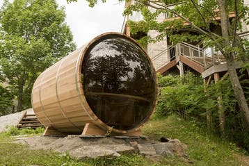 Dundalk Barrel Sauna 214 x 244 Clear Red Cedar, Ophalen of Verzenden, Nieuw