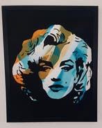 Liesens - Marylin Monroe (Handpainted on canvas met lijst)