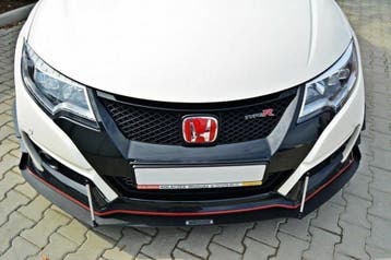 Maxton Front Racing Splitter V.2 HONDA CIVIC IX TYPE R, Verzenden