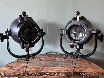 Strand Electric - Lamp (2) - Patt 23 - Metaal, IJzer, Glas,, Antiek en Kunst