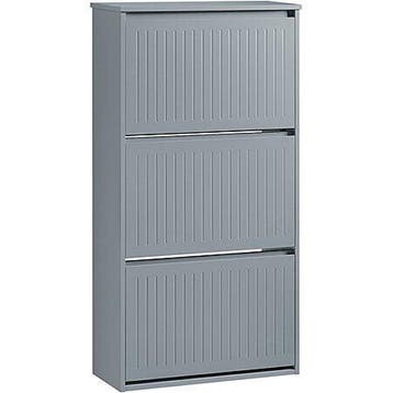 2dekans | SoBuy - Schoenenkast - Grijs - 61x26x120 -, Ophalen of Verzenden, Zo goed als nieuw