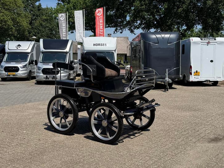 Enkelspan / Recreatiewagen / Leon / Paard, Dieren en Toebehoren, Rijtuigen en Koetsen, Gebruikt, Paard
