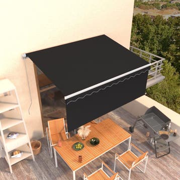vidaXL Luifel handmatig uittrekbaar met rolgordijn 3x2,5 m, Verzenden, Nieuw