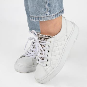 PS Poelman - maat 40- Esquimo Dames Quilted Leren Tennis, Verzenden, Nieuw
