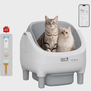 Automatische Zelfreinigende Kattenbak - Met App Controle & V, Verzenden, Nieuw