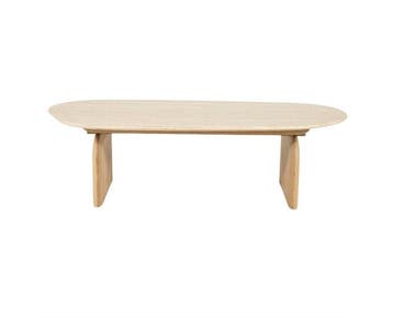 Salontafel Lova 115x58cm - naturel | Eleonora, Ophalen of Verzenden, Nieuw