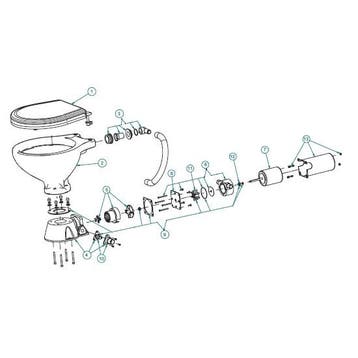 Motorgroep Set 24 volt (7) voor AquaT & Space Saver Elektris, Ophalen of Verzenden, Nieuw