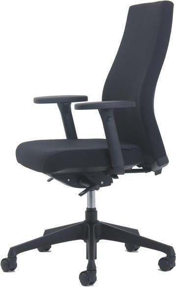 Torino NPR bureaustoel stof, zwart ES DS Nieuw, Ophalen of Verzenden, Ergonomisch, Nieuw, Bureaustoel