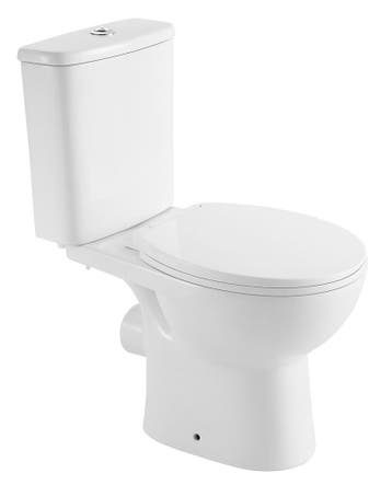 Duoblok Toilet Wiesbaden Brady Staand Rimless PK Met, Ophalen of Verzenden, Nieuw, Overige typen