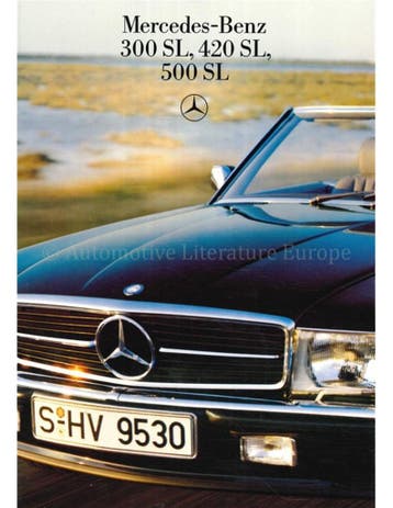 1987 MERCEDES BENZ SL KLASSE BROCHURE ENGELS, Boeken, Nieuw, Author