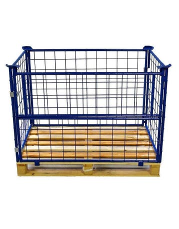 Opzetrand staal voor euro pallet, klapraam, gaascontainer,, Ophalen of Verzenden