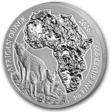 1 Troy Ounce - Zilver .999 - Rwanda 2026 - 31,1 gram - fine, Postzegels en Munten