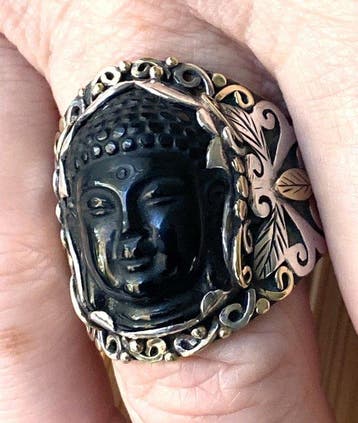 Zonder minimumprijs - Ring - 18 karaat Zilver, Geel goud -, Nieuw
