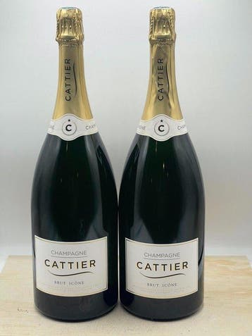 Cattier, Cattier, Icone - Champagne Brut - 2 Magnums (1.5L), Nieuw