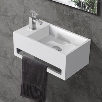 Fontein Boss & Wessing Solid Surface met Handdoekhouder Mat, Ophalen of Verzenden, Nieuw