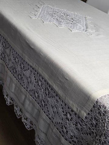 Tafelkleed - 200 cm - 165 cm, Antiek en Kunst