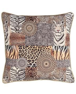 Luxe Sierkussen African Journey, Nieuw, Overige kleuren, Vierkant