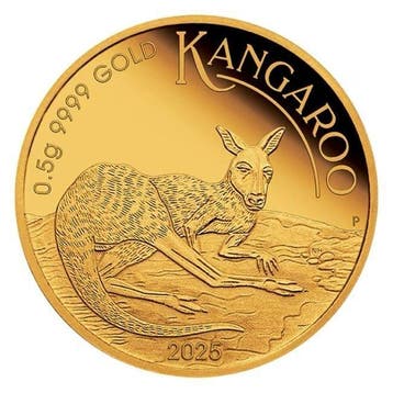 Australië. 2 Dollars 2025 0.5g $2 AUD Australia Gold Mini