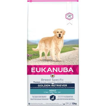 Eukanuba Golden Retriever 12 kg (Hondenvoer), Verzenden, Hond