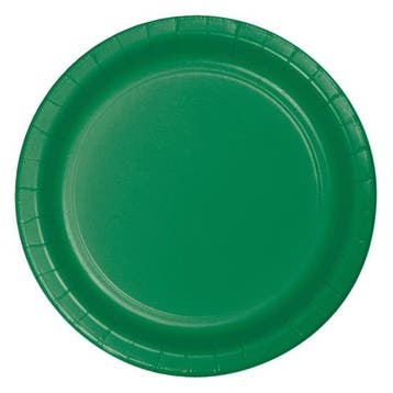 Feestbordjes Emerald Groen 23cm (8st), Ophalen of Verzenden, Nieuw
