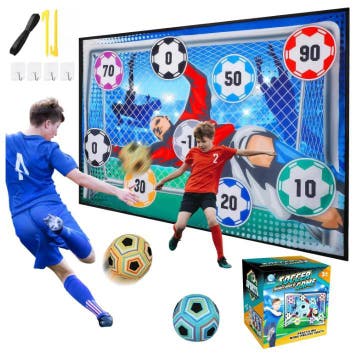 Kinder Voetbal Toss Game – Klittenbal Set met Doel, Verzenden, Nieuw