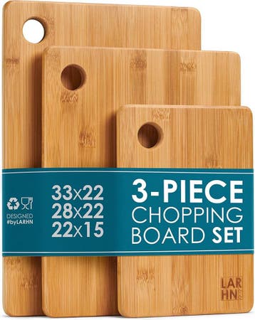 Larhn houten snijplanken 3 delig, Huis en Inrichting, Keuken | Keukenbenodigdheden, Verzenden, Nieuw