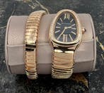 Bulgari Serpenti Tubogas Rose Gold - Black Dial Diamonds, Overige merken, Polshorloge, Nieuw, Goud
