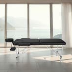 Massagetafel-set 2 zones met vulling, rolkussens en aluminiu, Sport en Fitness, Massageproducten, Verzenden, Nieuw